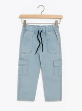 Stylish & Comfortable Boys Light Blue Cargo Jeans